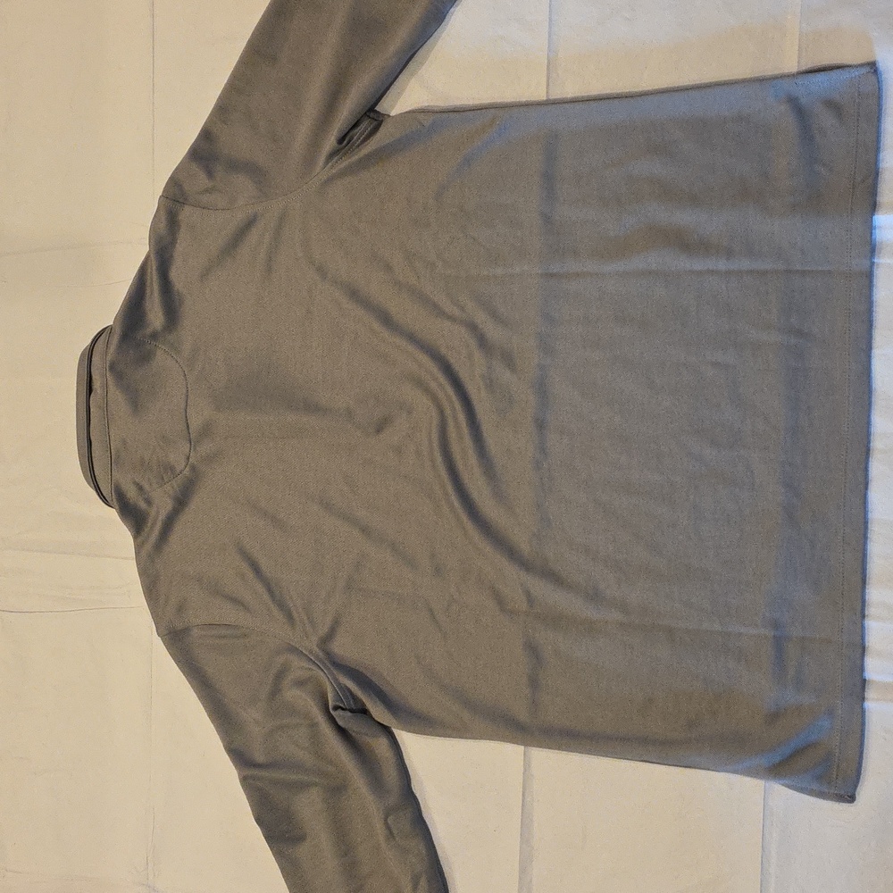 Tailorbyrd NWT Men's Gray Performance‎ Long Sleeve Modal Polo Shirt XL - Picture 13 of 13